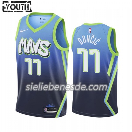 Kinder NBA Dallas Mavericks Trikot Luka Doncic 77 Nike 2019-2020 City Edition Swingman